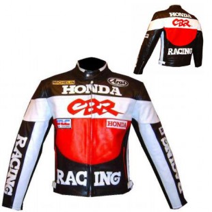  Honda CBR Leather Motorcycle Racing Jacket 